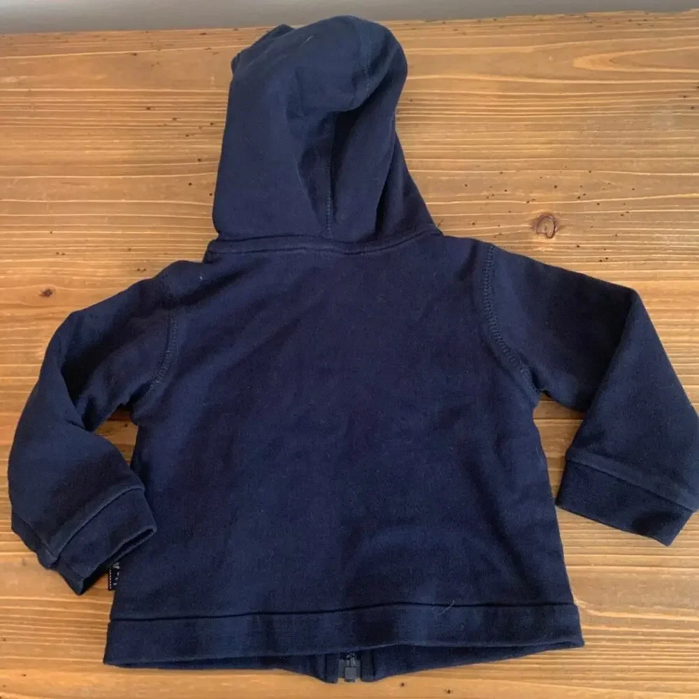 JoJo Maman Bebe‎ Reversible Train jacket size 3-6 mo